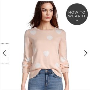 Loft Heart Dot Sweater